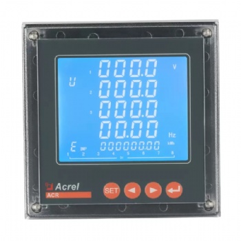安科瑞ACR220EL三相四線電能表多功能網絡電力儀表嵌入式安裝自帶485通訊