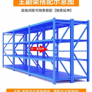 倉庫倉儲貨架展示架家用多功能加厚置物架庫房多層重型貨物鐵架子