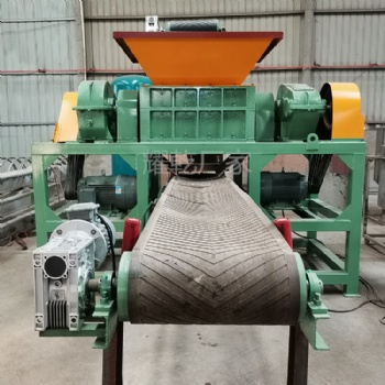 廢舊隔離板撕碎機 沖孔圍欄剪切破碎機 金屬管撕破設備
