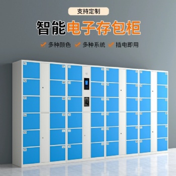 電子存包柜智能儲物柜手機存放柜人臉識別微信掃碼指紋寄存柜