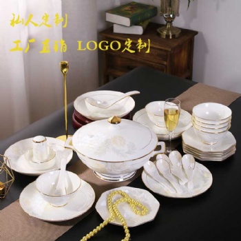 定制陶瓷餐具套裝 景德鎮陶瓷餐具套裝 批發餐具套裝