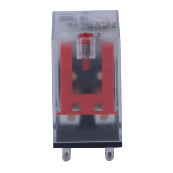 上海廠家生產銀觸點小型中間繼電器EE-Y2小8腳10A交流220v直流12v24v