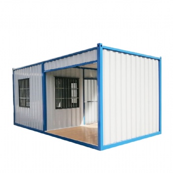集裝箱移動房屋臨時住人辦公室簡易組裝可拆卸防火巖棉彩鋼板定制
