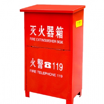 消防器材廠家貨源滅火器箱子4kg*2干粉滅火器箱消防箱落地滅火箱