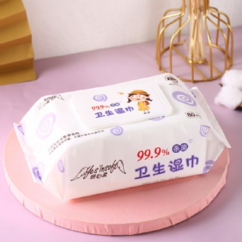 山東金聯生活用品生產竹纖維濕巾批發嬰幼兒清潔濕巾