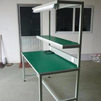 單面雙面防靜電工作臺帶燈架帶插排可送貨安裝