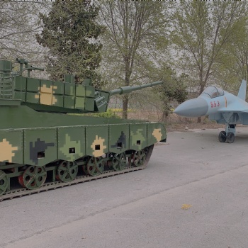 飛機模型租賃，坦克模型展覽出租，大型軍事模型主題展覽租賃