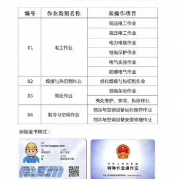 陜西電工焊工高空作業培訓取證