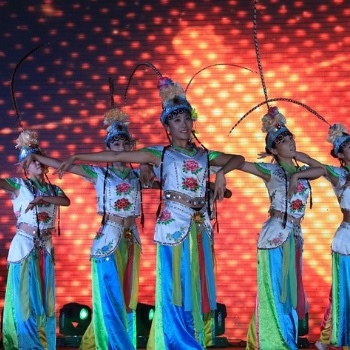 青島主持人，茶藝古箏表演，小丑魔術，激光豎琴、雜技