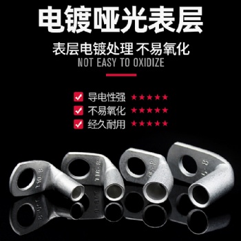 T90/16-8 定制款折彎銅鼻子 直角90度折彎銅鼻子