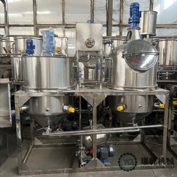 食品廠二次油提煉設備 炸貨油精煉處理設備 冒煙油加工設備