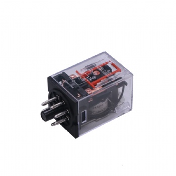 圓8腳小型中間電磁繼電器MK2P-1交流220V直流24v