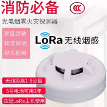 LORA智能無線煙感報(bào)警器ADJ-880煙感一鍵報(bào)警