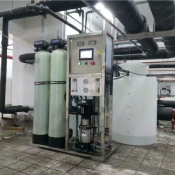 客戶定制蓄電池配料純水設備 0.5T/h全自動小型純水機