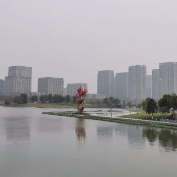 寧波東江公園火炬雕塑 景觀定制