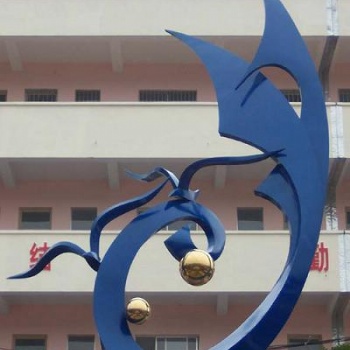 大型戶外園林不銹鋼雕塑定制城市校園廣場金屬雕像白鋼創(chuàng)意景觀