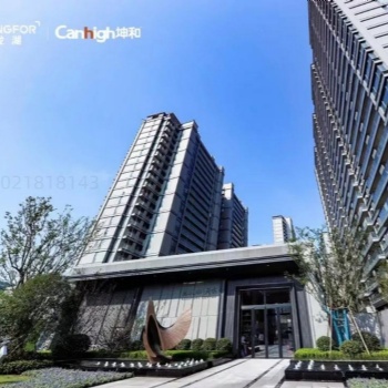 溫州坤和天境 小區(qū)入口水景雕塑 帆影雕塑定制