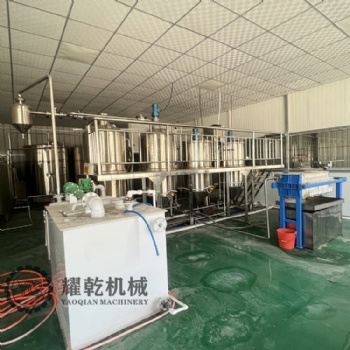 葷油精煉設備 動物粗油精煉去雜質設備 油好色澤潔白