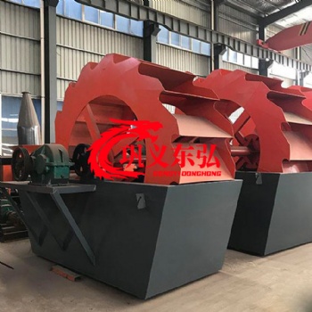 輪式洗砂機(jī) 河卵石輪斗雙槽洗砂機(jī) 雙排洗沙設(shè)備 輪斗洗石機(jī)