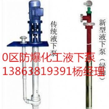 具有BT4等級(jí)的防爆液下泵綠牌免維護(hù)不銹鋼化工潛泵