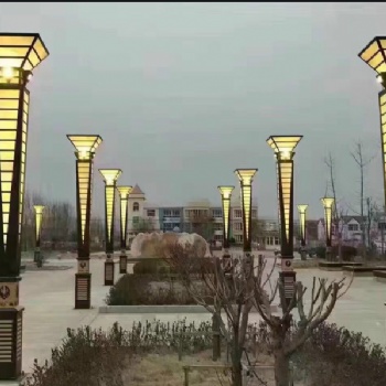 4米鍍鋅鏤空高景觀燈