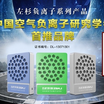 左杉負離子發生器家用負氧離子機空氣凈化器