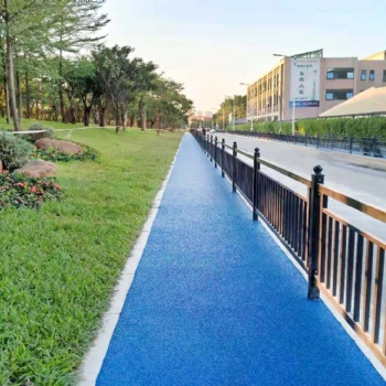 廣州地石麗地坪材料廠(chǎng)家 彩色透水地坪鋪設(shè) 助力海綿城市建設(shè)