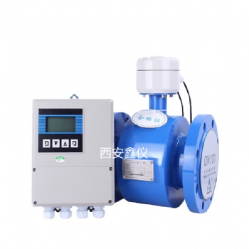 分體式電磁流量計液體管道傳感器污水流量計數顯流量表dn25/50/80