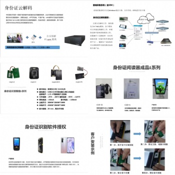 身份證云解碼SDK系統