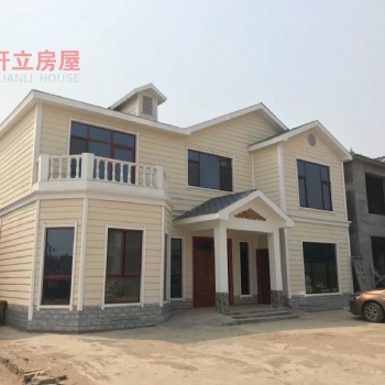 二層輕鋼別墅設計建造 三百平輕鋼結構房屋一個月完工