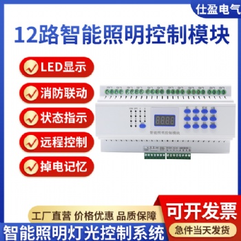 12路智能照明控制模塊