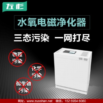 左杉新型水氧電磁空氣凈化器家用除甲醛霧霾二手煙殺菌消毒客廳