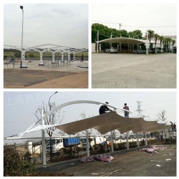 供應樟樹市停車棚 鋼結構充電樁汽車停車棚 彈性好耐腐蝕雨棚