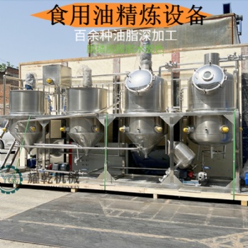 小型精煉機 食用油精煉加工設備 菜籽油精煉油設備 日產(chǎn)半噸