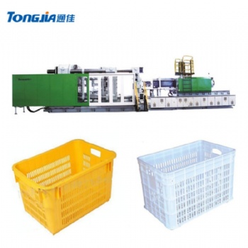 注塑機品牌山東通佳塑料筐注塑機