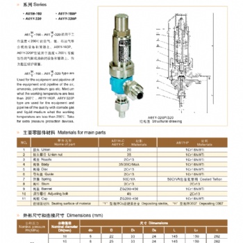 永一閥門集團(tuán)安全閥A48H