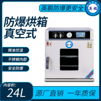 防爆真空式烘箱內容積24L化工物料烘箱