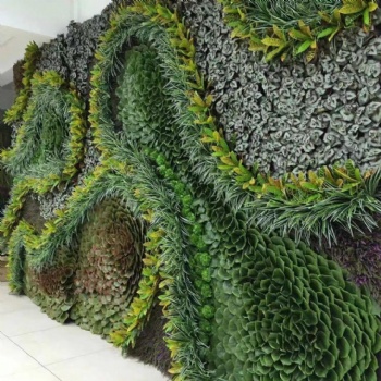 專業制作安裝仿真植物墻立體綠化