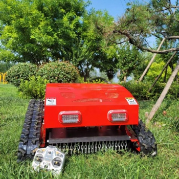 履帶式遙控割草機果園電動割草機小型家用打草機果園草坪修剪機