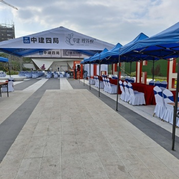 順德慶典防雨帳篷搭建公司軒慶年會舞臺展會燈光音響美食節攤位帳篷搭建布場一手Led屏桌椅出租