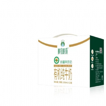 新疆那拉本源有機純牛奶200ml 廠家直發