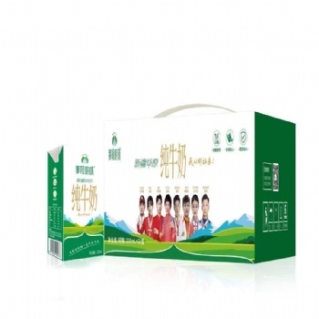 新疆純牛奶 那拉明珠 蛋白3.3 200ml禮盒裝10盒裝廠家批發