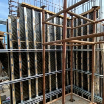 Q235材質鋼木龍骨 鍍鋅鋼包木 新型建筑模板支撐材料
