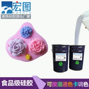 食品液體硅橡膠 加成型硅膠 廠家批發耐高溫半透明硅膠