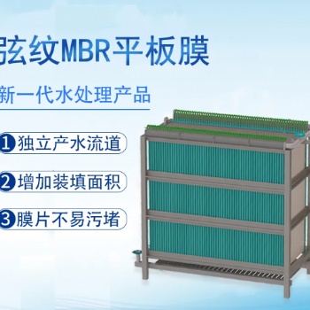 碧水源弦紋MBR平板膜1.5平方膜片工業廢水過濾膜PVDF增強復合型