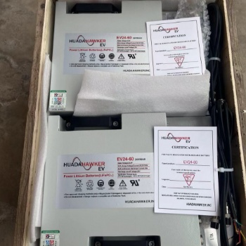 霍克磷酸鐵鋰電池EV48-40/60(1.0版)48V40/60AH型號齊全 原裝包郵