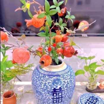 景德鎮陶瓷定制廠家，青花瓷花瓶廠，陶瓷喜字罐批發