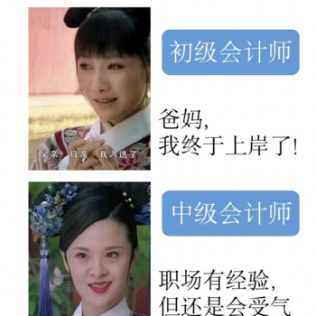 本宮不死爾等都是妃 甄嬛傳版證書段位(壹財科會計）