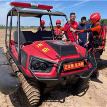 水陸兩棲全地形車防汛搶險救災(zāi)不懼坎坷霸王龍水陸兩棲車