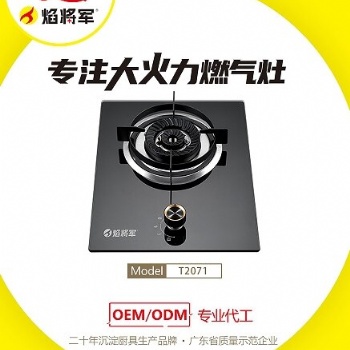 燃氣灶單爐更適合小家庭使用的家電 焰將軍燃氣灶大火力全國招商加盟